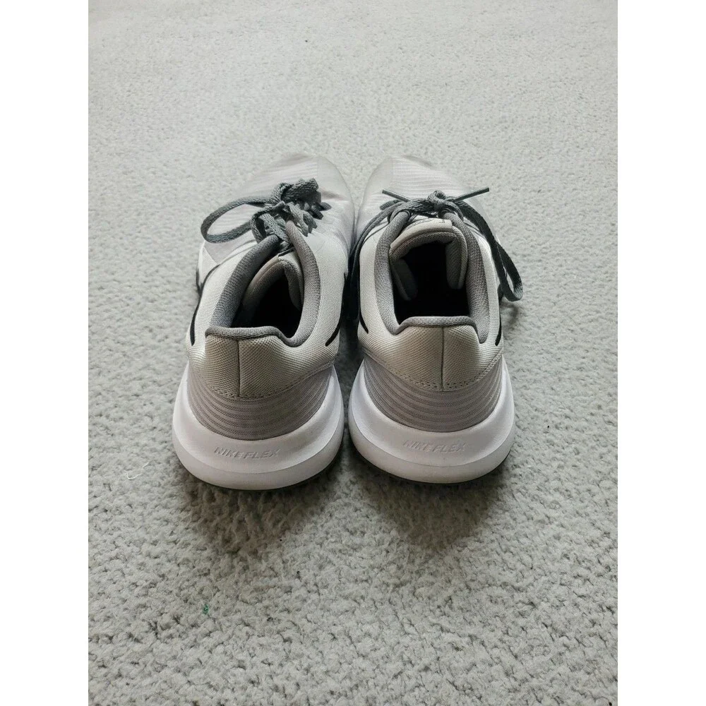 Nike Flex Control 4 White Running Shoes Sneakers Mens Size 9.5